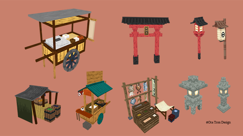 ASIAN-THEMED TRADITIONAL MARKET DECORATION​